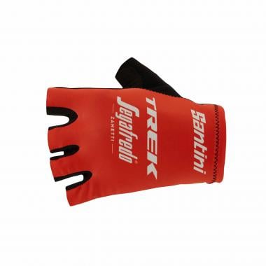 SANTINI TREK SEGEFREDO Short Finger Gloves Red 0