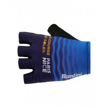 SANTINI PARIS NICE ONDA Short Finger Gloves Blue 0