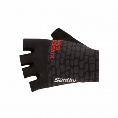 SANTINI PARIS ROUBAIX Short Finger Gloves Black 0