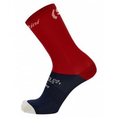 SANTINI AIGLE Socks Navy Blue/Red 0