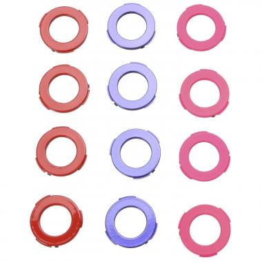 Kit de 6 Œillets MAGURA pour Étriers 4 Pistons Violet/Rouge/Rose