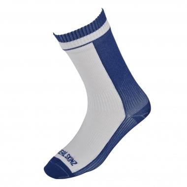 SEALSKINZ THIN MID LENGTH Socks White/Blue 0
