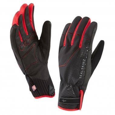 SEALSKINZ BRECON XP Gloves Black/Red 0