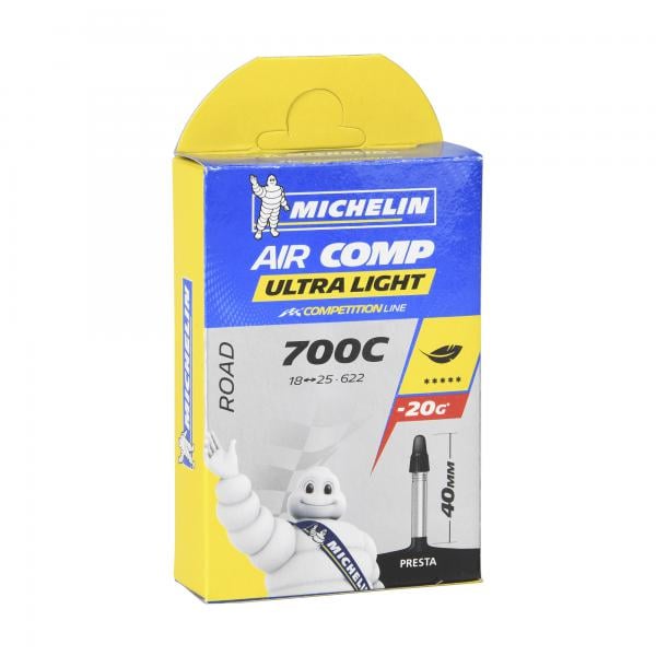 4 x Michelin 26 Aircomp ultra light bike inner tube presta valve C4 ultralight