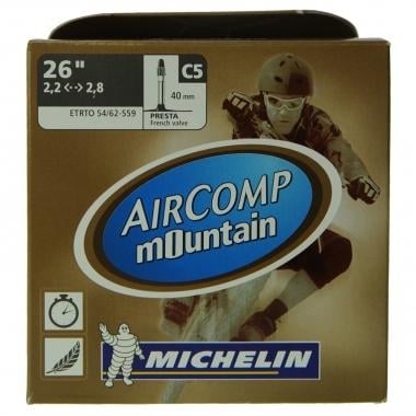 Schlauch MICHELIN Aircomp Mountain C5 26x2,20/2,80 Butyl Presta 40 mm 0