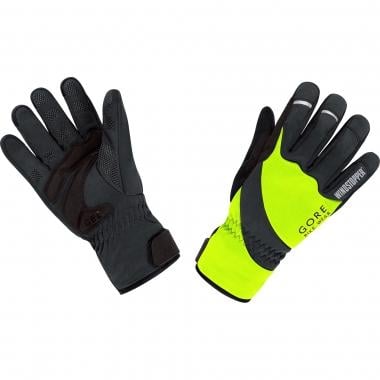 Handschuhe GORE BIKE WEAR UNIVERSAL WINDSTOPPER THERMO Neongelb/Schwarz 0