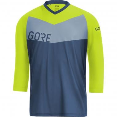GORE WEAR C5 ALL MOUNTAIN 3/4 Sleeved Jersey Blue/Yellow 2019 0