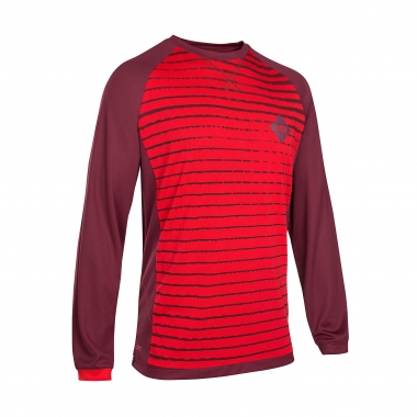 Maillot ION SCRUB_AMP Manches Longues Rouge ION Probikeshop 0