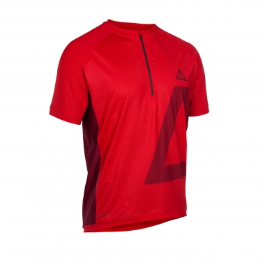 Maillot ION TRAZE_AMP ZIP Manches Courtes Rouge ION Probikeshop 0