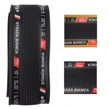 CHALLENGE OPEN STRADA BIANCA PRO 700x30c TubeType Folding Tyre 0