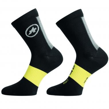 ASSOS SPRING FALL Socks Black/Yellow 0