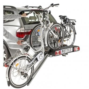 Portabiciclette MOTTEZ Premium Piattaforma Gancio di Traino 2 Biciclette Elettriche 0