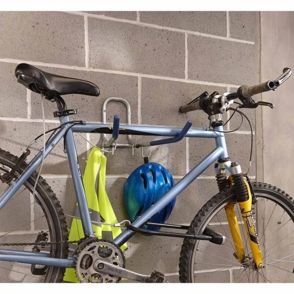 ZAMURANO. Support de vélo mural, support de vélo à pédale, support  horizontal. Compatible vélos VTT, route, électriques, gravel, enfants…  (noir) : : Bricolage