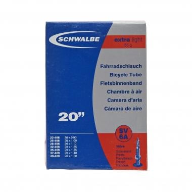 Schlauch SCHWALBE N°6A EXTRALIGHT 20x0,90/1,50 Presta 40 mm 0