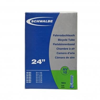 SCHWALBE N°10 24x1.50/2.50 Inner Tube 40 mm Schrader 0