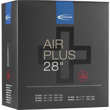 Chambre à Air SCHWALBE AIR PLUS 28"x1,40/1,75 Valve Presta 40 mm SCHWALBE Probikeshop 0