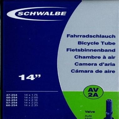 SCHWALBE  AV 2A 14x1.75/2.35 Inner Tube Schrader 0