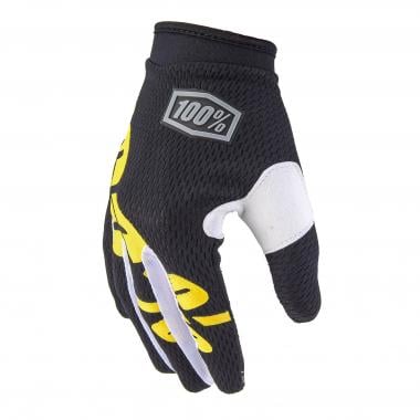 100% ITRACK Gloves Black/Yellow 0