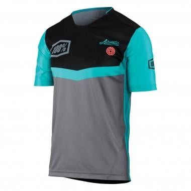 Maillot 100% AIRMATIC FAST TIMES Manches Courtes Gris 100% Probikeshop 0