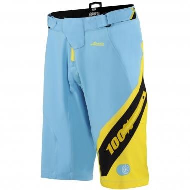Pantaloni Corti 100% AIRMATIC HONOR FIJI Blu/Giallo 0