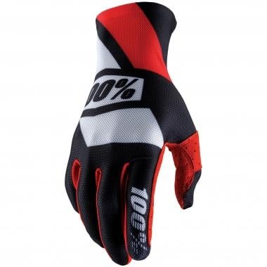100% CELIUM Gloves Black/Red 0