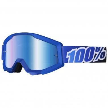 Goggle 100% STRATA BLUE LAGOON Blau Spiegelglas Blau 0