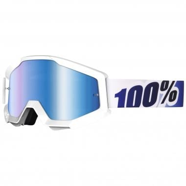 Gafas máscara 100% STRATA ICE AGE Lente espejo Blanco 0
