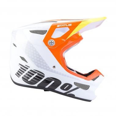 100% STATUS Helmet White/Orange 0