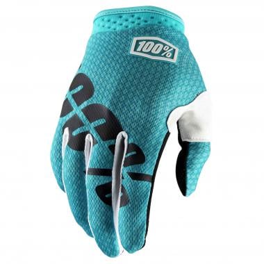 100% ITRACK Gloves Turquoise 0