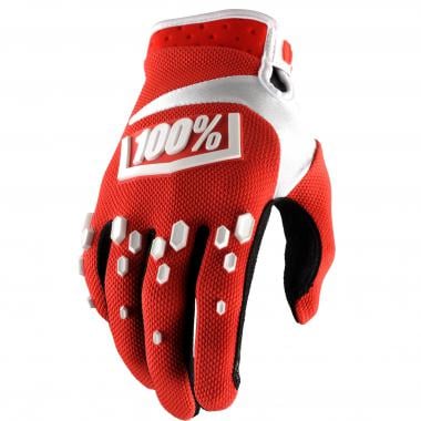 Handschuhe 100% AIRMATIC Rot/Weiß 0