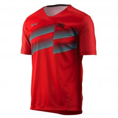 100% AIRMATIC Short-Sleeved Jersey Red 0