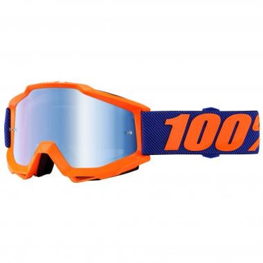 100% ACCURI ORIGAMI Goggles Orange/Purple Mirror Lens 0