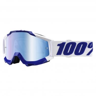 100% ACCURI CALGARY Goggles White Mirror Lens 0