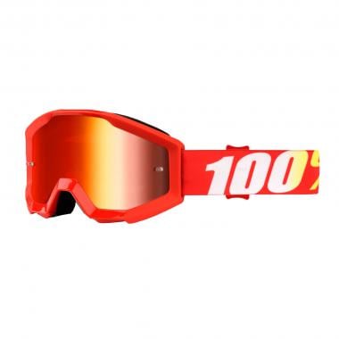 100% STRATA FURNACE Goggles Red Mirror Lens 0