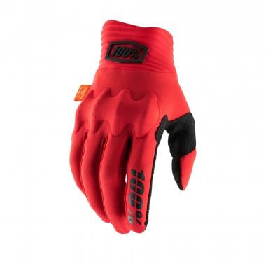 100% COGNITO D3O Gloves Red 0