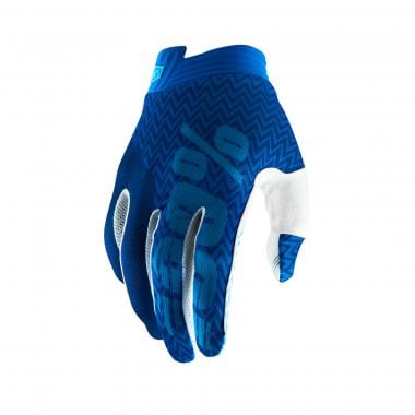 100% ITRACK9 Kids Gloves Blue 0