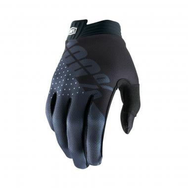100% ITRACK Gloves Black/Grey 0