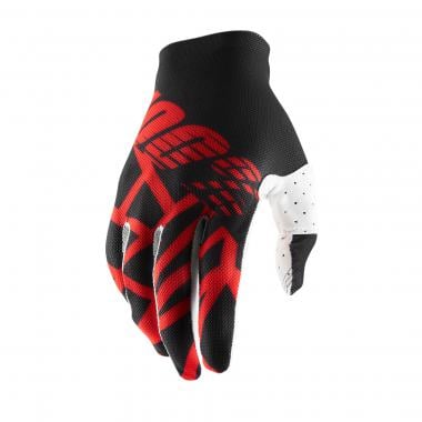 100% CELIUM 2 Gloves Black/Red 0