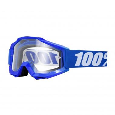 100% ACCURI REFLEX BLUE Goggles Transparent Lens 0