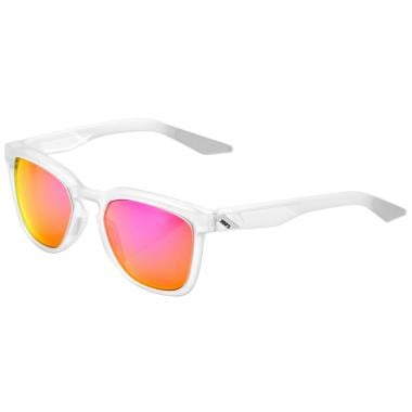 100% HUDSON Sunglasses White Iridium 0