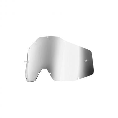 100% RACECRAFT/ACCURI/STRATA Goggles Lens Iridium Silver 0