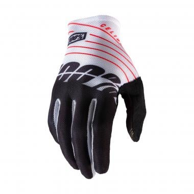 100% CELIUM 2 Gloves Black/White 0