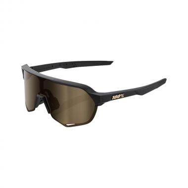 100% S2 Sunglasses Black Iridium Gold 0