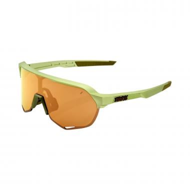 100% S2 Sunglasses Green Iridium 0
