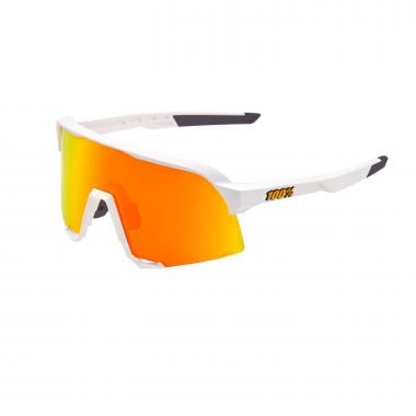 100% S3 Sunglasses White Hiper Iridium 0