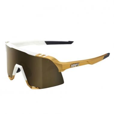 100% S3 PETER SAGAN LIMITED EDITION Sunglasses White Iridium Gold 0