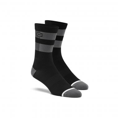 100% FLOW Socks Black/Grey 0