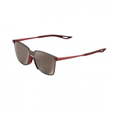 100% LEGERE SQUARE Sunglasses Red HiPER Iridium  0
