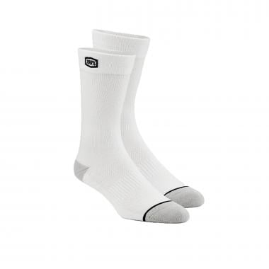 Chaussettes 100% SOLID Blanc  100% Probikeshop 0