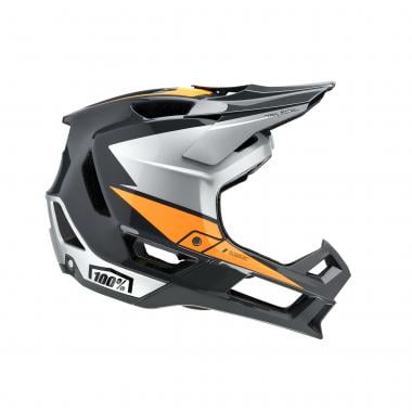 100% TRAJECTA FIDLOCK MTB Helmet Grey/Yellow  0